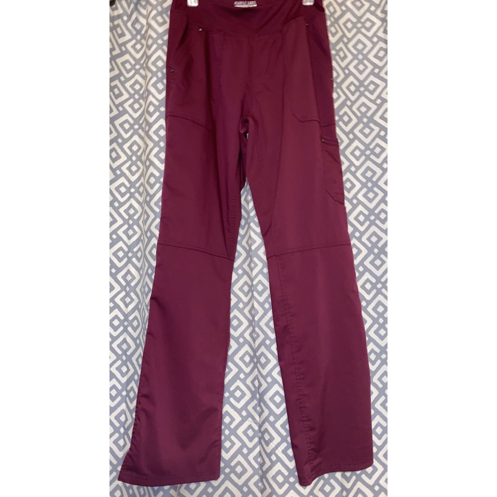 Healing Hands Purple Label yoga small tall scrub